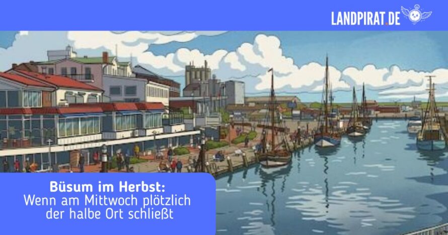 Büsum im Herbst: Wenn am Mittwoch plötzlich der halbe Ort schließt