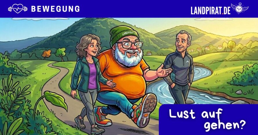 Lust auf gehen? (Eine Suchanzeige)