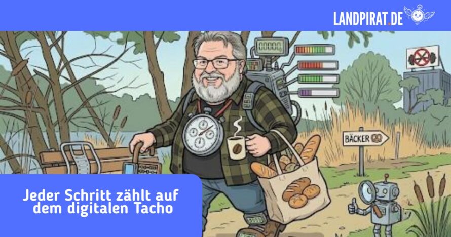 Jeder Schritt zählt auf dem digitalen Tacho