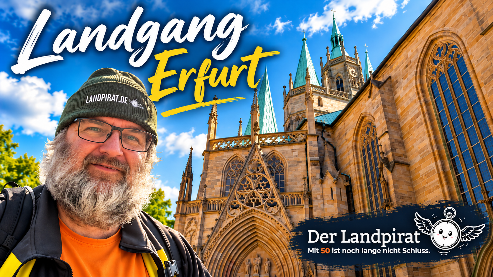 Landgang in Erfurt mit Dom