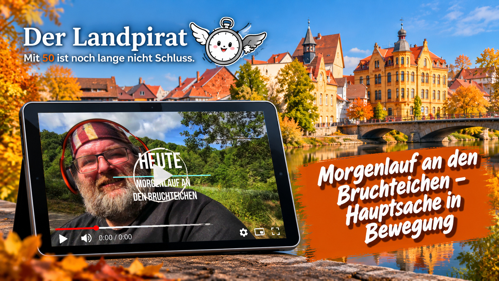 Beitragsbild zu "Morgenlauf den den Bruchteichen"
